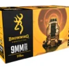 Browning FMJ 9mm Luger Ammo 115 Grain Full Metal Jacket [100 ROUNDS]