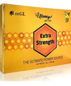 mGL Honey for Men - Golden Packaging - 12 Honey Sachets, 20g Each