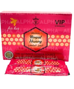 NEW Pink-Royal Natural Honey Packets For Her: Original Honey Pack with premium VIP Jelly and Herbal Mix, Pack of 12