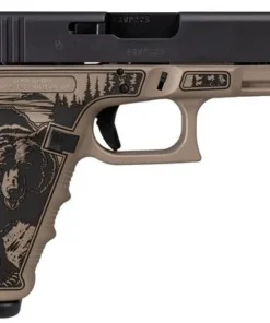 Glock 20 Gen 4 Kodiak Edition 10mm Semi Auto Pistol - 15+1 Rounds | 4.61" Barrel | Polymer Grips | Blue/Black | Glock Fixed Rear Sights