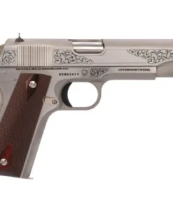 Colt Tyler Gun Works Custom 1911 Government .45 ACP 5" Stainless, Hand Engraved
